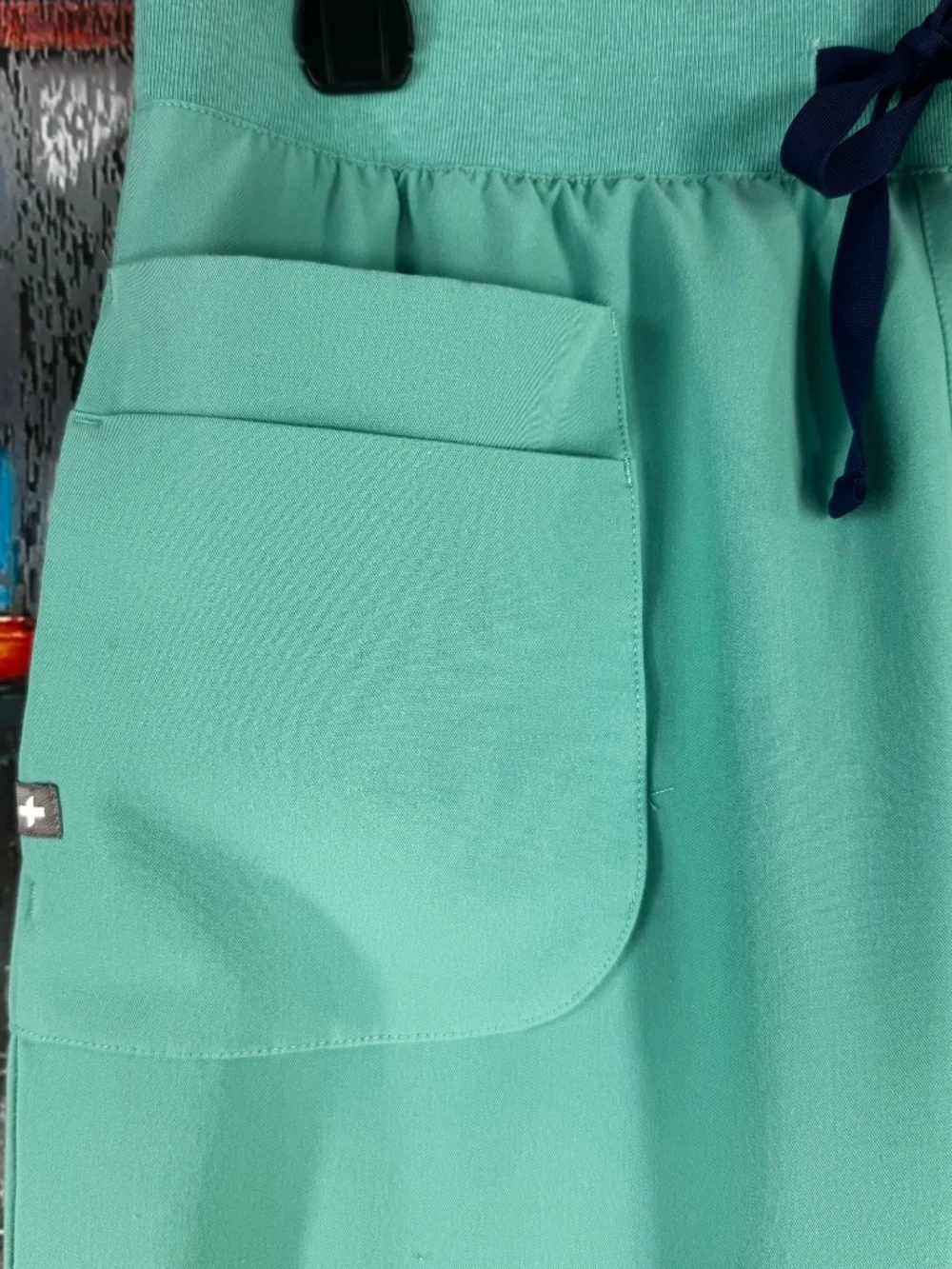 FIGS Surgical Green Scrub Set Rafaela™ Oversized Top + Nepal™ Tall Slim Jogger